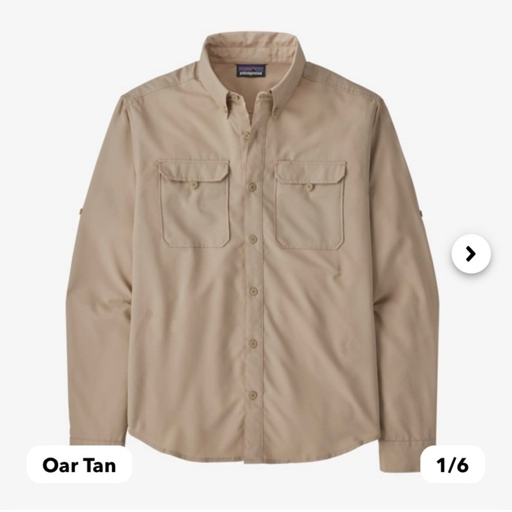 Patagonia Men's Long-Sleeved Self-Guided UPF Hike Shirt - XL